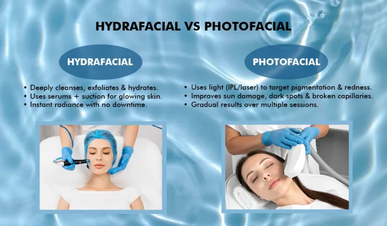 Photofacial Vs HydraFacial: Which One’s Right for You?